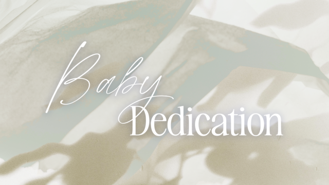 Baby Dedication Slide